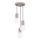 Kattokruunu johdossa HALO 3xG9/8W/230V halkaisija 25 cm beige
