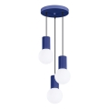 Kattokruunu johdossa HALO 3xG9/8W/230V halkaisija 25 cm sininen