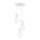 Kattokruunu johdossa HALO 3xG9/8W/230V halkaisija 25 cm valkoinen