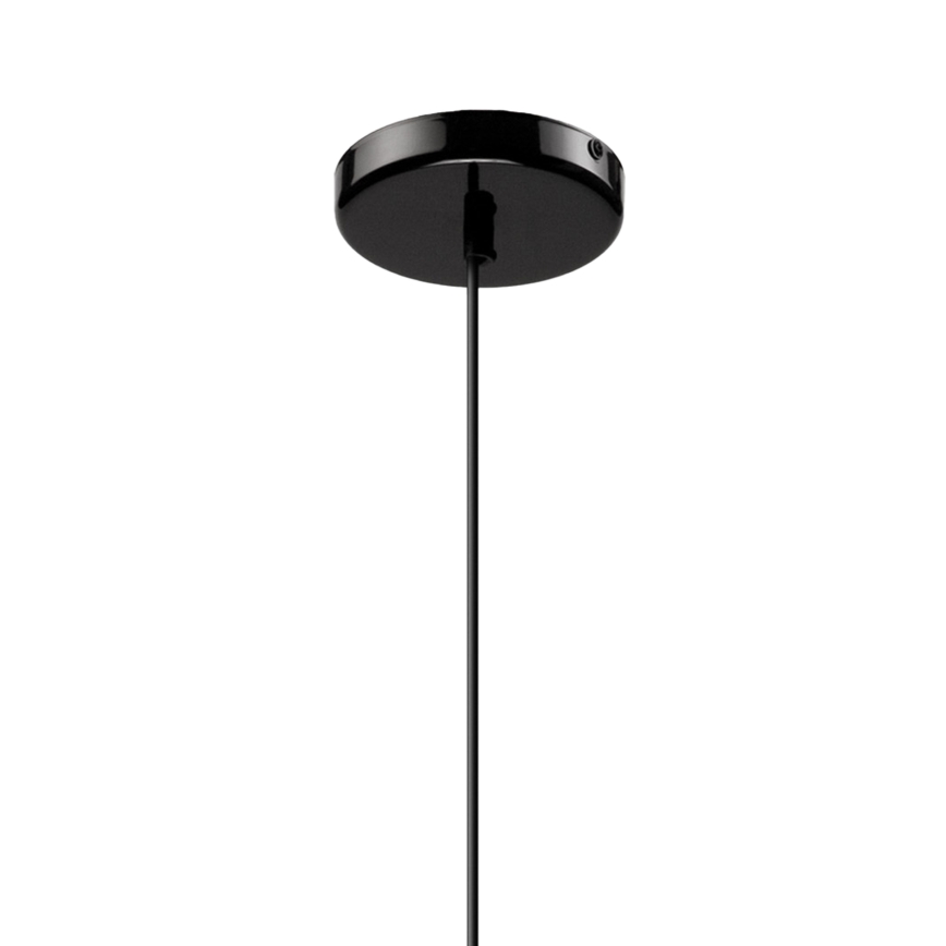 Kattokruunu johdossa HARMA 1xE27/15W/230V halkaisija 20 cm valkoinen/musta