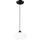 Kattokruunu johdossa HARMA 1xE27/15W/230V halkaisija 25 cm valkoinen/musta