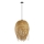Kattokruunu johdossa HILO 1xE27/40W/230V halkaisija 45 cm bambu