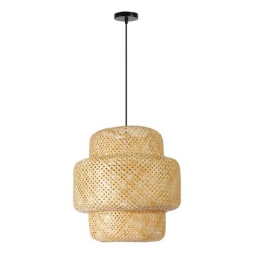 Kattokruunu johdossa HILO 1xE27/40W/230V halkaisija 47 cm bambu