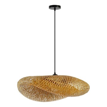 Kattokruunu johdossa HILO 1xE27/40W/230V halkaisija 80 cm bambu