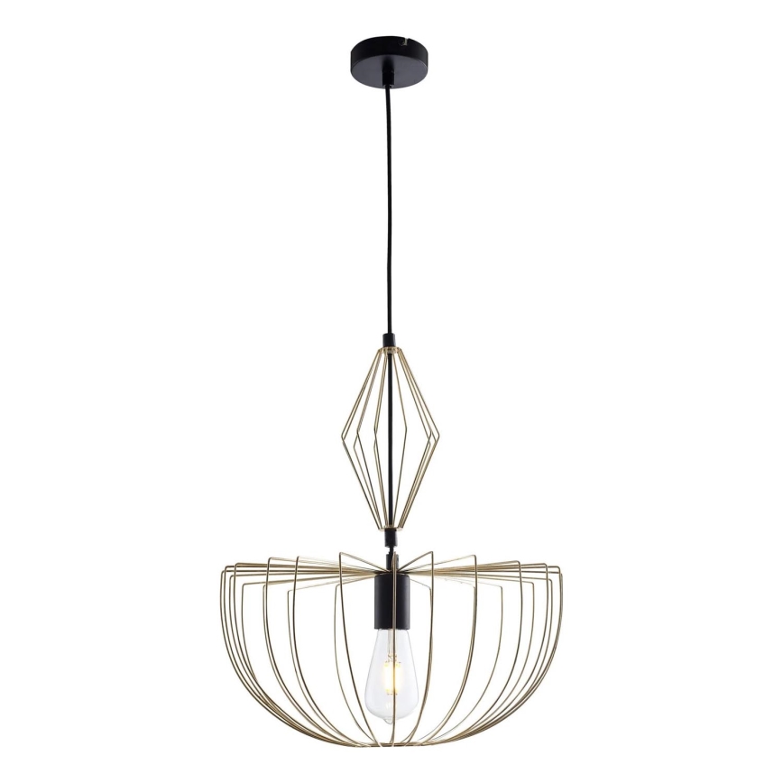 Kattokruunu johdossa JASMINA 1xE27/20W/230V halkaisija 40 cm kulta