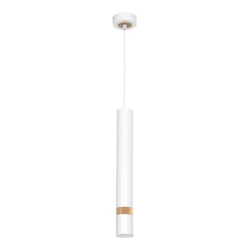 Kattokruunu johdossa JOKER WHITE WOOD 1xGU10/8W/230V