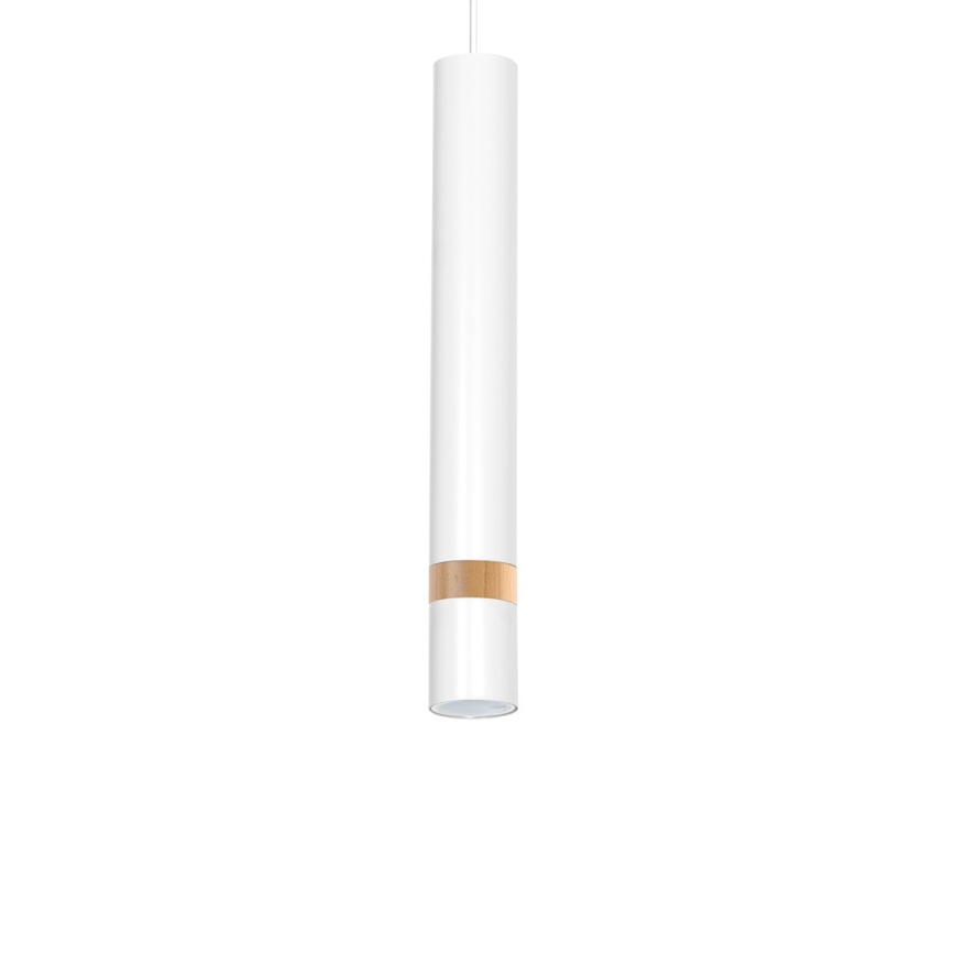 Kattokruunu johdossa JOKER WHITE WOOD 3xGU10/8W/230V