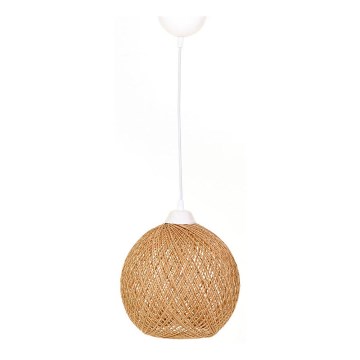 Kattokruunu johdossa JUTE 1xE27/60W/230V beige
