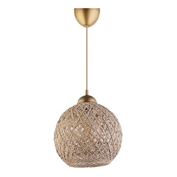 Kattokruunu johdossa JUTE 1xE27/60W/230V beige