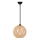 Kattokruunu johdossa JUTE 1xE27/60W/230V beige