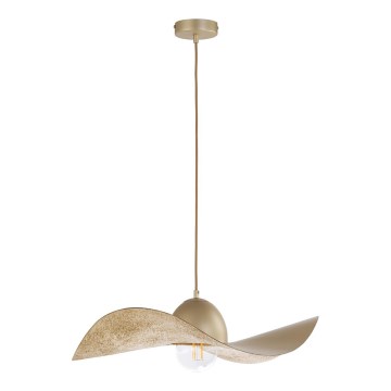 Kattokruunu johdossa KAPELLO 1xE27/60W/230V halkaisija 55 cm kultainen