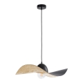 Kattokruunu johdossa KAPELLO 1xE27/60W/230V halkaisija 55 cm musta/kultainen