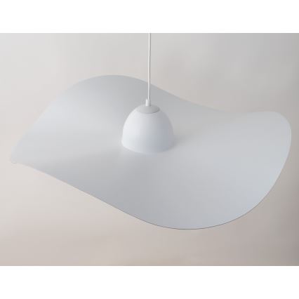 Kattokruunu johdossa KAPELLO 1xE27/60W/230V halkaisija 76 cm valkoinen/kultainen