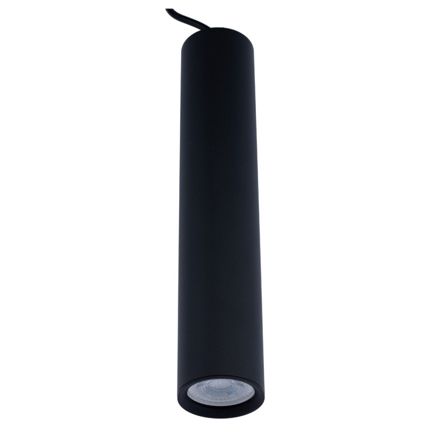 Kattokruunu johdossa KARADON 1xGU10/30W/230V 29 cm musta