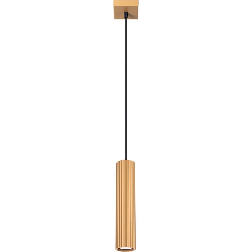 Kattokruunu johdossa KARBON 1xGU10/10W/230V kulta