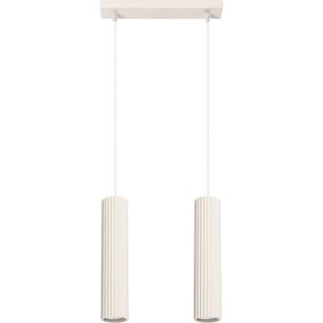 Kattokruunu johdossa KARBON 2xGU10/10W/230V kerma