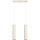 Kattokruunu johdossa KARBON 2xGU10/10W/230V kerma