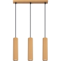 Kattokruunu johdossa KARBON 3xGU10/10W/230V kulta