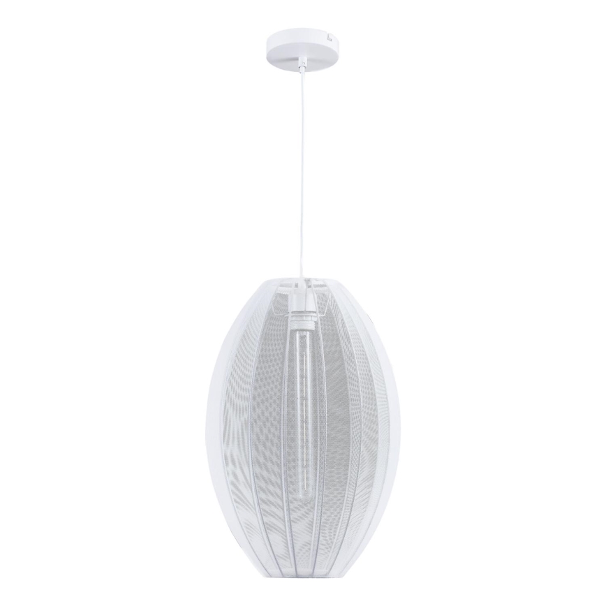 Kattokruunu johdossa KAREI 1xE27/20W/230V halkaisija 30 cm valkoinen