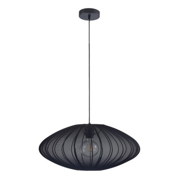 Kattokruunu johdossa KINU 1xE27/20W/230V halkaisija 50 cm musta