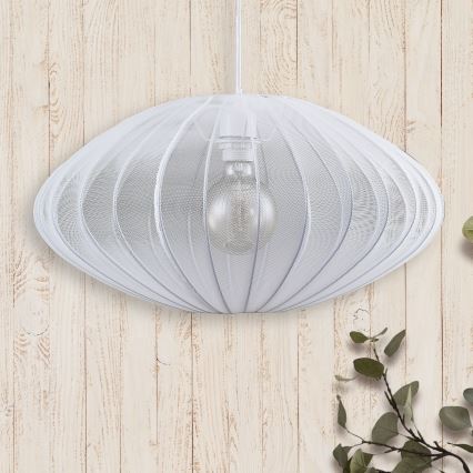 Kattokruunu johdossa KINU 1xE27/20W/230V halkaisija 50 cm valkoinen