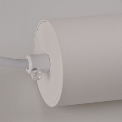 Kattokruunu johdossa kiskojärjestelmään MARIBEL 3xGU10/10W/230V + 1 m kisko systeemi valkoinen