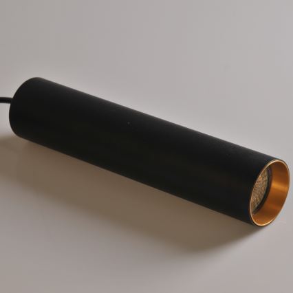Kattokruunu johdossa kiskojärjestelmään MARIBEL 3xGU10/10W/230V + 1 m kisko systeemi musta