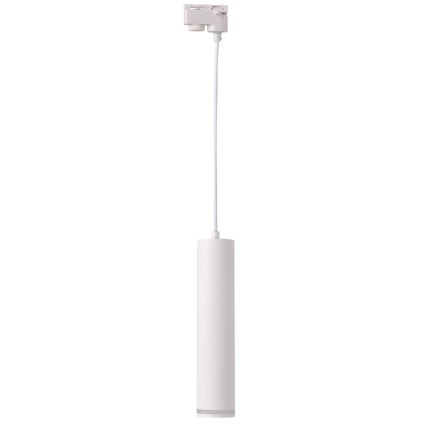 Kattokruunu johdossa kiskojärjestelmään PARIISI 3xGU10/10W/230V + 1 m kisko systeemi valkoinen