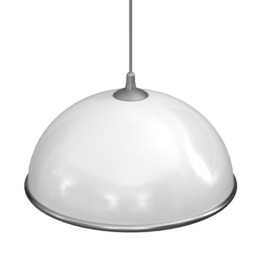 Kattokruunu johdossa KITCHEN 1xE27/15W/230V valkoinen/kiiltävä kromi