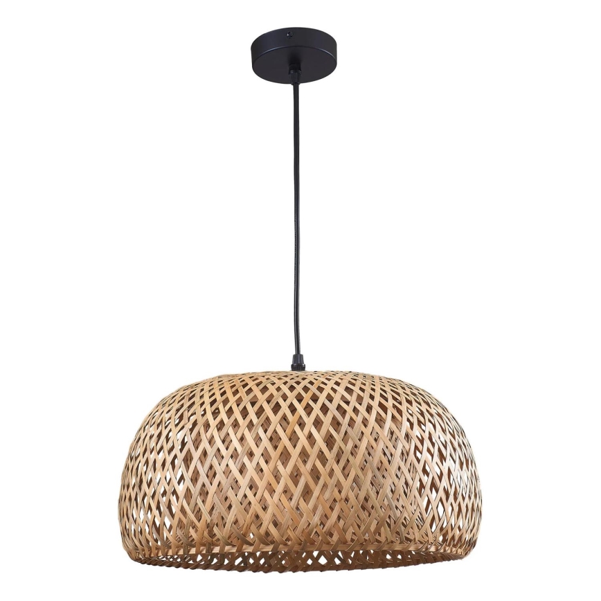 Kattokruunu johdossa KORFU 1xE27/20W/230V halkaisija 38 cm bambu