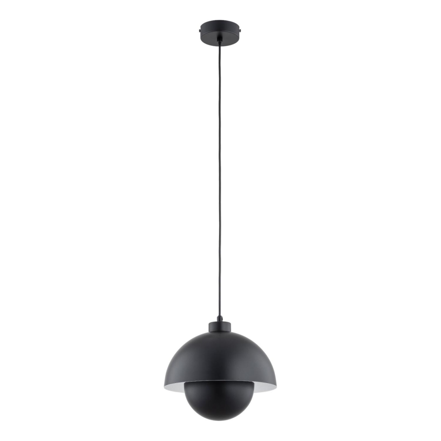 Kattokruunu johdossa KUGER 1xE27/15W/230V musta