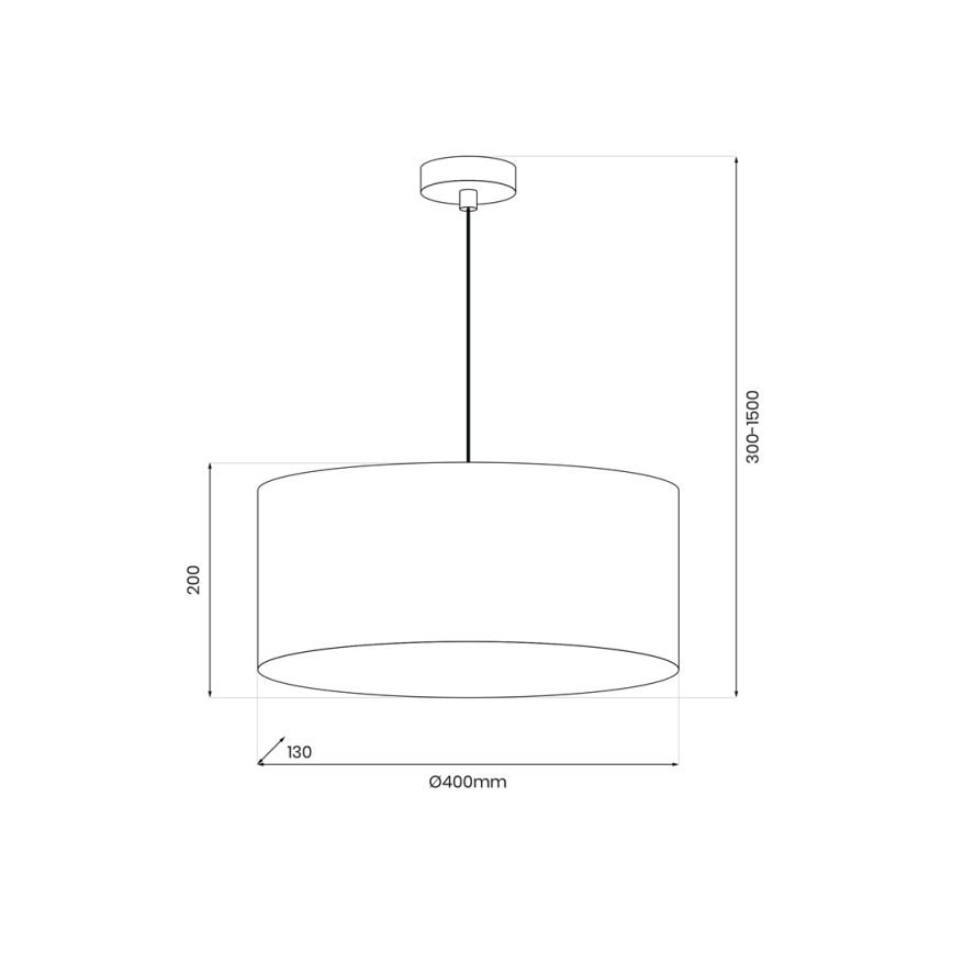 Kattokruunu johdossa KUKAT 1xE27/15W/230V kulta