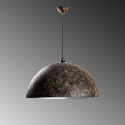 Kattokruunu johdossa KURE 1xE27/40W/230V halkaisija 60 cm harmaa