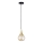 Kattokruunu johdossa LACRIMA HONEY 1xE27/60W/230V