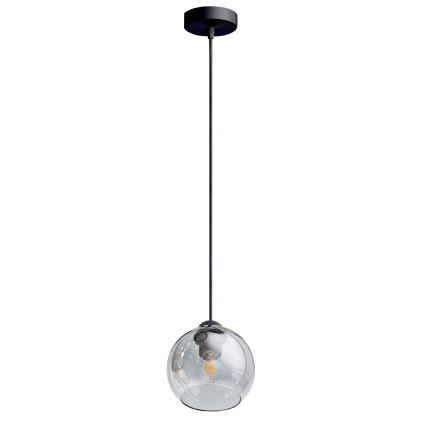 Kattokruunu johdossa LATIL 1xE27/60W/230V musta