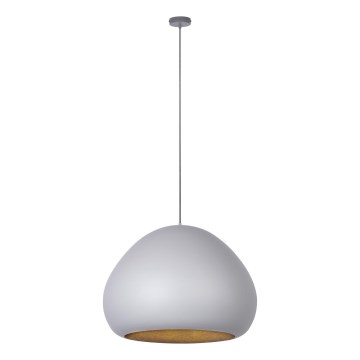 Kattokruunu johdossa LAVA 1xE27/15W/230V harmaa/kulta