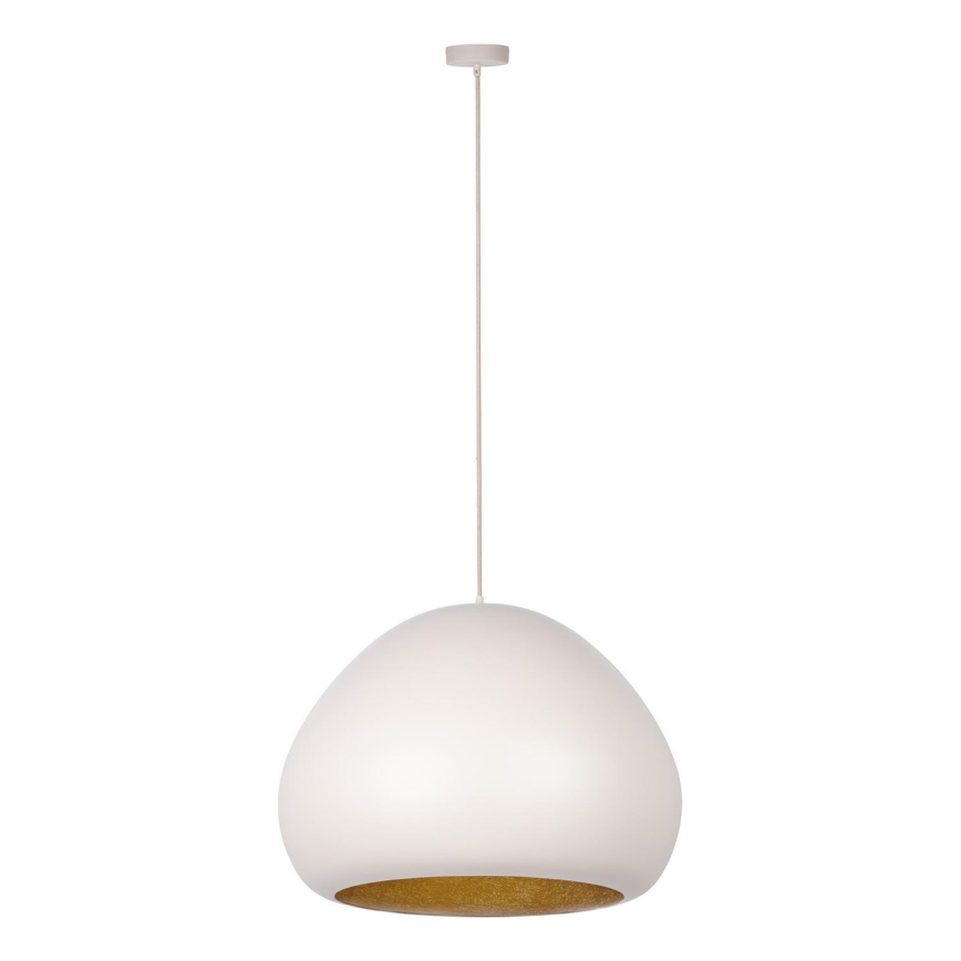 Kattokruunu johdossa LAVA 1xE27/15W/230V kerma/kulta
