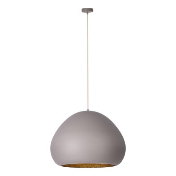 Kattokruunu johdossa LAVA 1xE27/15W/230V taupe/kulta