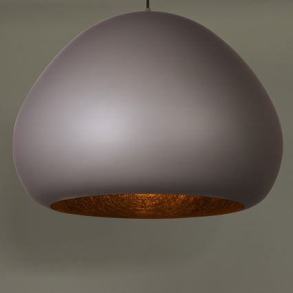Kattokruunu johdossa LAVA 1xE27/15W/230V taupe/musta