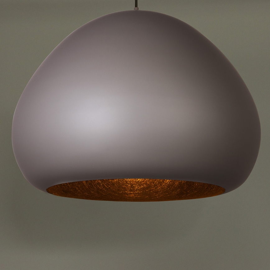 Kattokruunu johdossa LAVA 1xE27/15W/230V taupe/musta