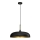 Kattokruunu johdossa LINCOLN 1xE27/60W/230V d. 45 cm musta