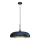 Kattokruunu johdossa LINCOLN 1xE27/60W/230V d. 45 cm sininen