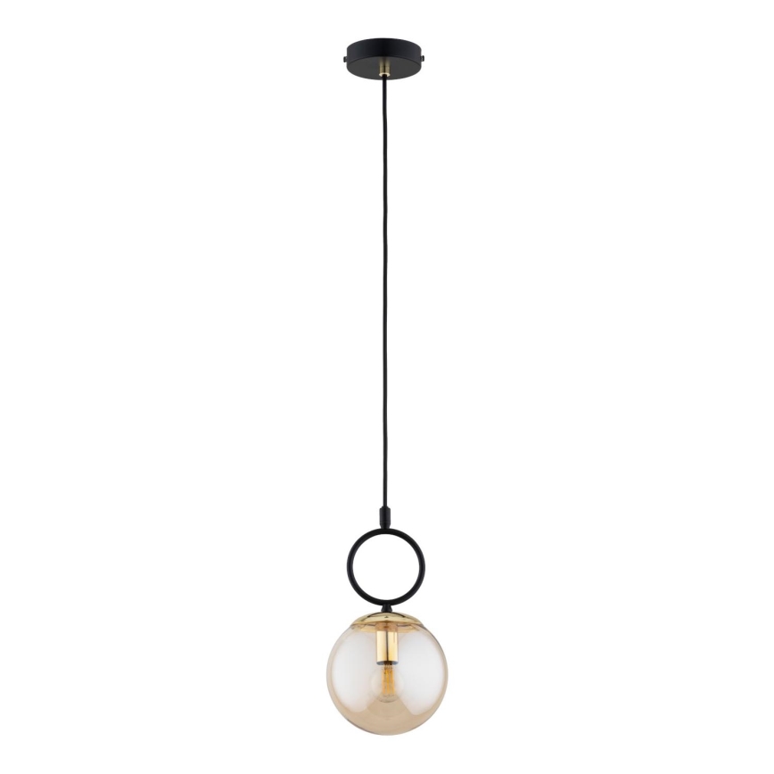 Kattokruunu johdossa LISTER 1xE14/10W/230V musta/savuinen beige