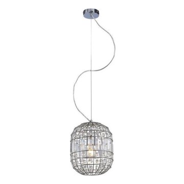 Kattokruunu johdossa LUCIA 1xE27/40W/230V halkaisija 23 cm