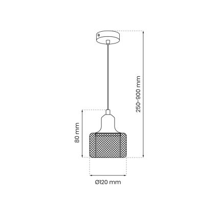 Kattokruunu johdossa LUMI 1xG9/8W/230V