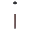 Kattokruunu johdossa LUNGOMARE 1xGU10/10W/230V mattakromi