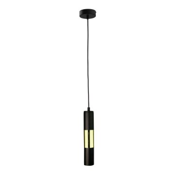 Kattokruunu johdossa MAGNUMA 1xGU10/50W/230V musta/kulta