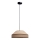 Kattokruunu johdossa MANISO 1xE27/60W/230V halkaisija 45 cm beige