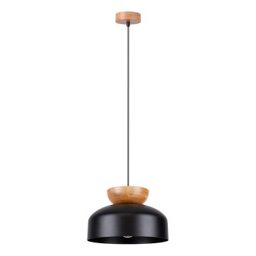 Kattokruunu johdossa MARION 1xE27/15W/230V halkaisija 29,5 cm musta
