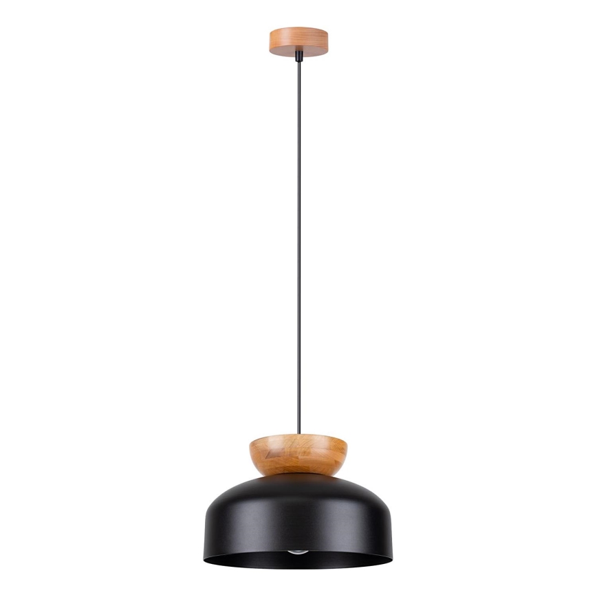 Kattokruunu johdossa MARION 1xE27/15W/230V halkaisija 29,5 cm musta
